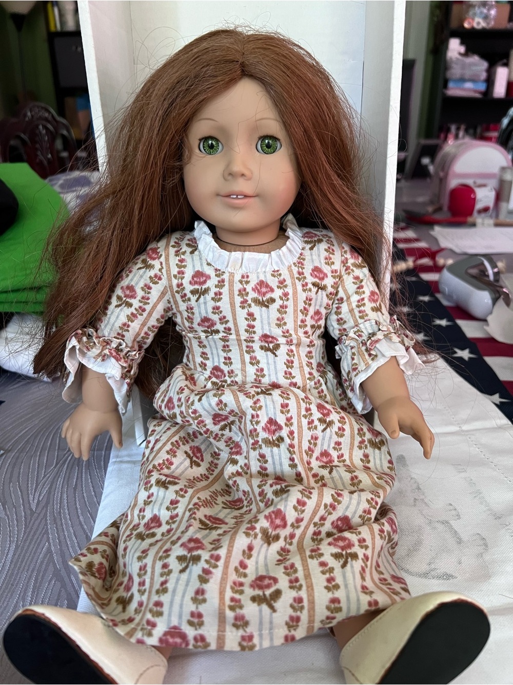 Pleasant Company Felicity American Girl Doll w/ Original Meet Dress Shoes & Box